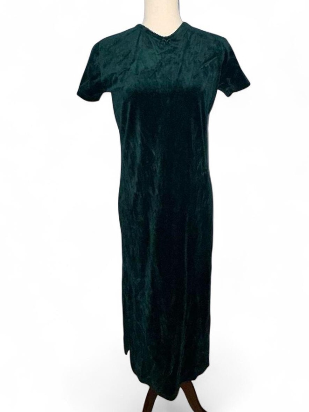 Vintage 90s Victoria’s Secret Country velour midi with side slits size XS